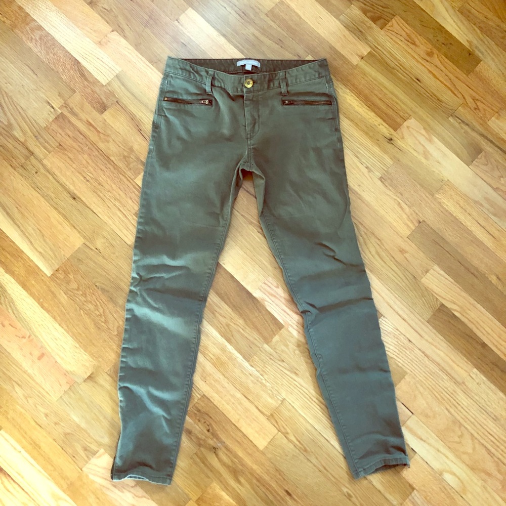 Banana Republic Casual Twill Moto Pants